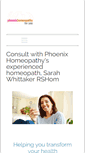 Mobile Screenshot of phoenixhomeopathy.com